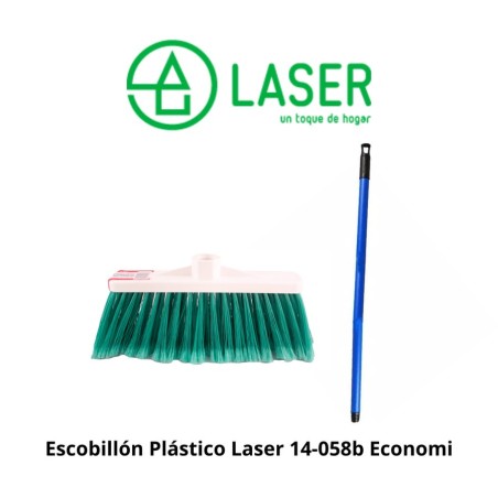 ESCOBILLON PLASTICO LASER 14-058B ECONOMI