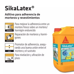SIKA LATEX PUENTE ADERENT 4,5 LTS BIDON 1120344