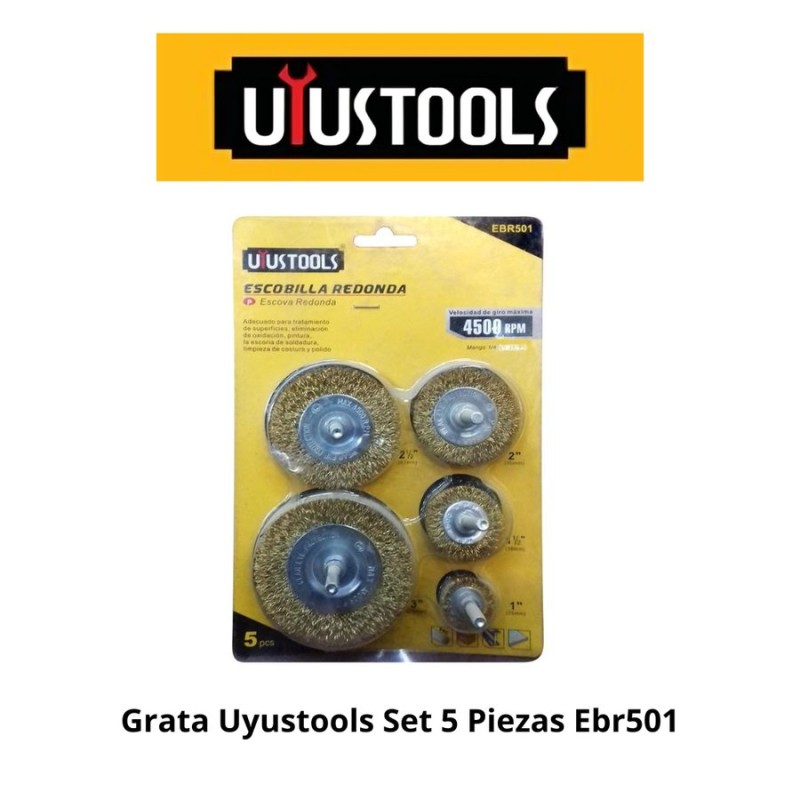 GRATA UYUSTOOLS SET 5 PIEZAS EBR501