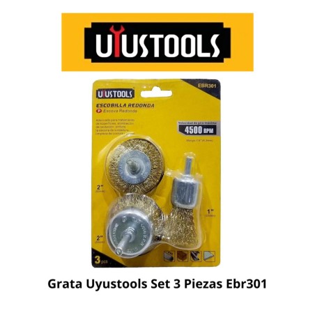 GRATA UYUSTOOLS SET 3 PIEZAS EBR301
