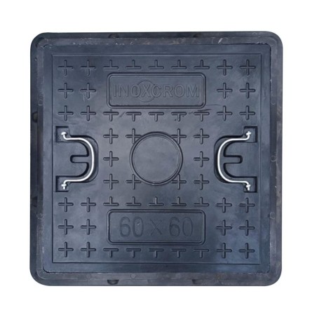 TAPA DE CAMARA POLIMERO INDUSTRIAL CON MANILLA 5 T