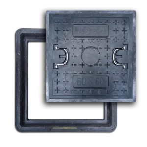 TAPA DE CAMARA POLIMERO INDUSTRIAL CON MANILLA 5 T