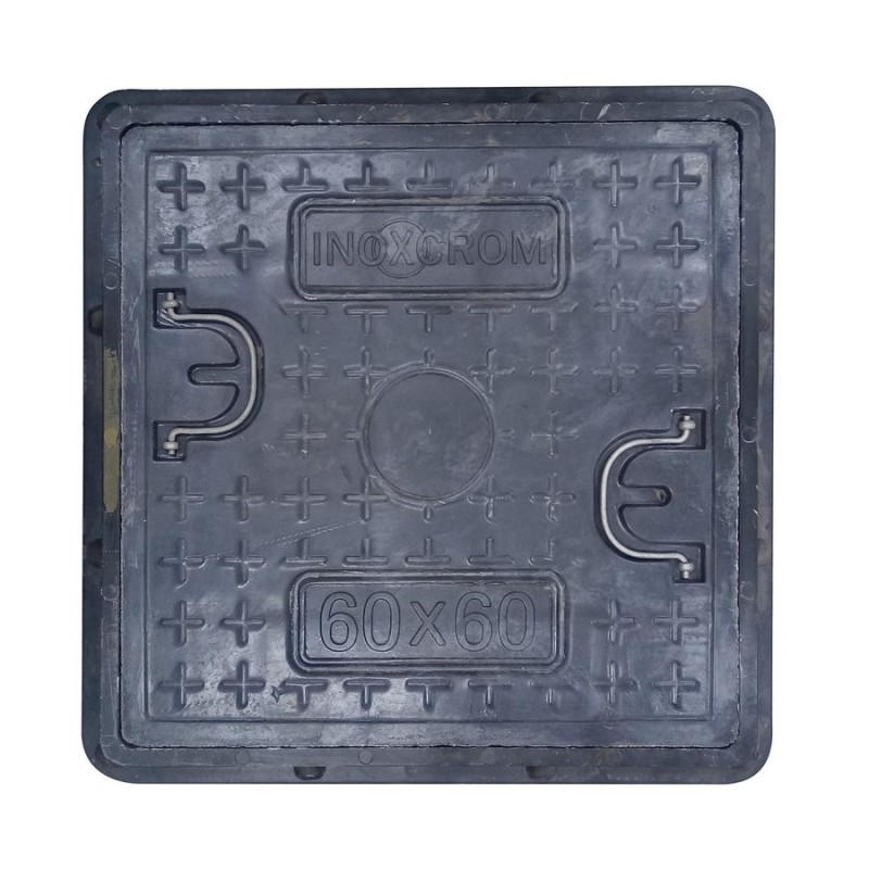 TAPA DE CAMARA POLIMERO INDUSTRIAL CON MANILLA 3 T
