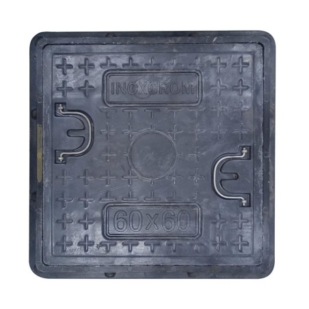 TAPA DE CAMARA POLIMERO INDUSTRIAL CON MANILLA 3 T
