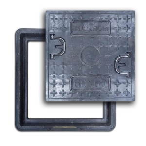 TAPA DE CAMARA POLIMERO INDUSTRIAL CON MANILLA 3 T
