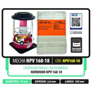 MECHA ZETACOM NORWOOD NPV168-18 ORIGINAL D 75 MM L
