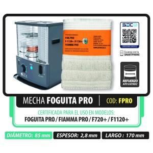 MECHA ZETACOM FOGUITA PRO F-1120/F720 D 085 MM L 1