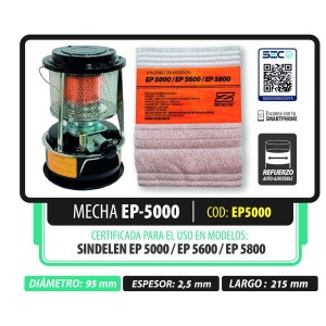 MECHA ZETACOM EP-5000 EP-5600/ EP-5800 D 95X215 MM