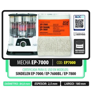 MECHA ZETACOM EP-7000 EP-7600BL EP-7800 D 84X180 M