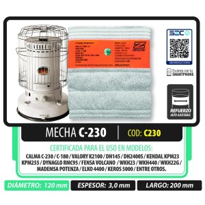 MECHA ZETACOM C230 TOYOTOMI WKH23 WKH4400 D 120X20