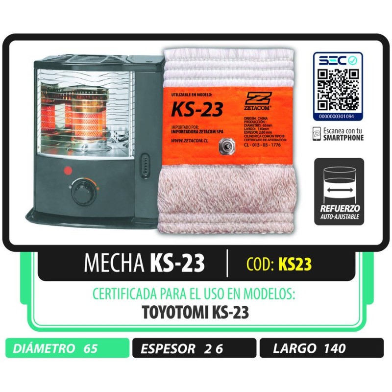 MECHA ZETACOM TOYOTOMI KS-23 D 065 MM L 140 MM