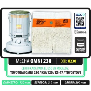 MECHA ZETACOM TOYOTOMI OMNI 230 D 120 MM L 200 MM