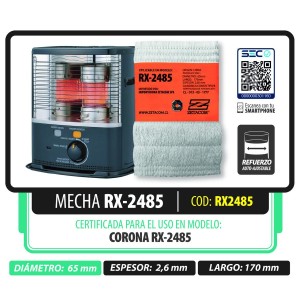 MECHA ZETACOM TOYOTOMI RX 2485 D 065 MM L 170 MM