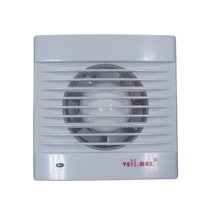 EXTRACTOR DE AIRE MURO 4" VELL.MAX V-FS-S0125WH-