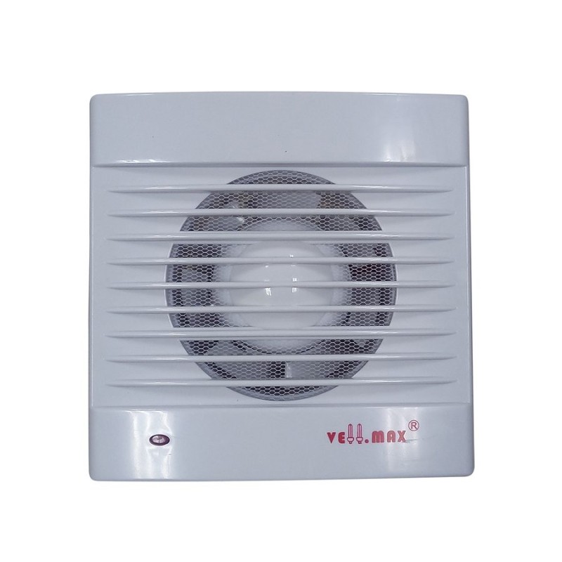 EXTRACTOR DE AIRE MURO 4" VELL.MAX V-FS-S0125WH-