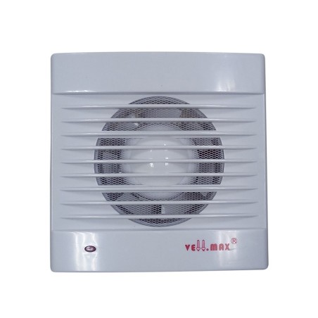 EXTRACTOR DE AIRE MURO 4" VELL.MAX V-FS-S0125WH-