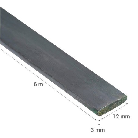 FIERRO PLETINA 12 X 3,0 ( 1,70 KG/BARRA)