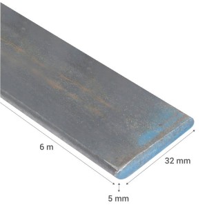 FIERRO PLETINA 32 X 5,0 ( 7,56 KG/BARRA)