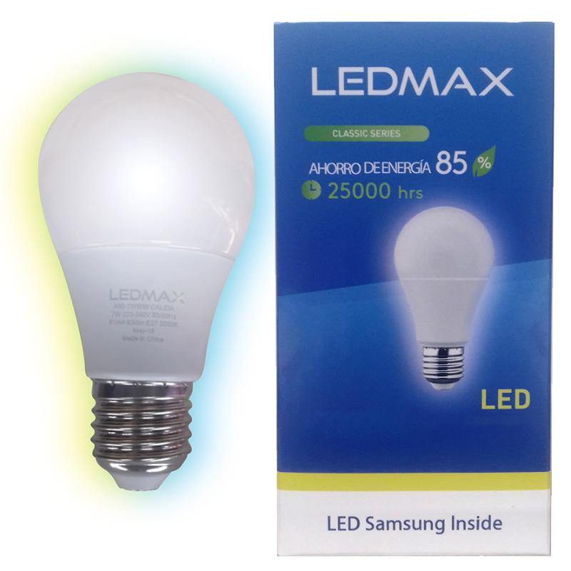 Ampolleta Led Ledmax Luz Fria 9 W 80w E-27