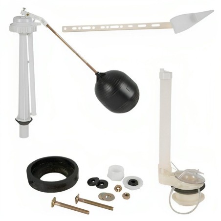 JUEGO SILENCIOSO MANILLA PLASTICA BLANCA FANALOZA
