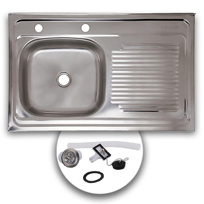 Lavaplato Acero Inox Derecho 080x50