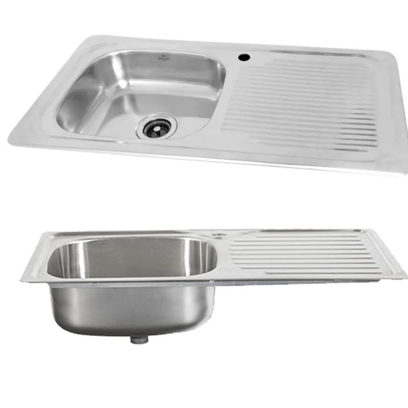 Lavaplato Acero Inox Derecho 100x50 Monoblock