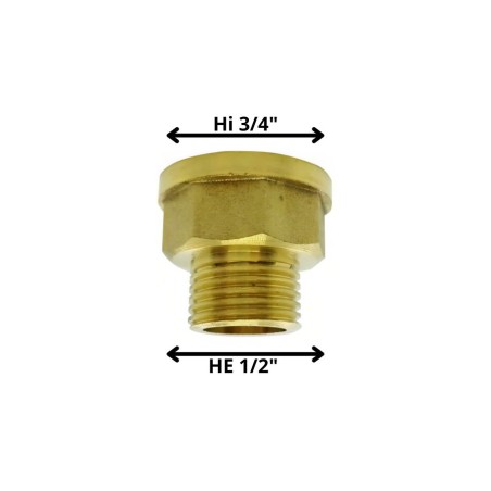 BUSHING BRONCE HI HE 3/4X1/2"