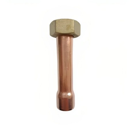 COLA DE CALEFONT TUERCA 1/2" COLA RECTA