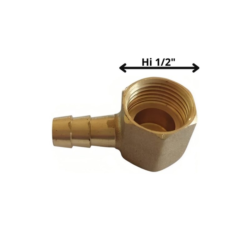 CODO CACHIMBA BRONCE PRESION 1/2 HI X 3/8 T HEX