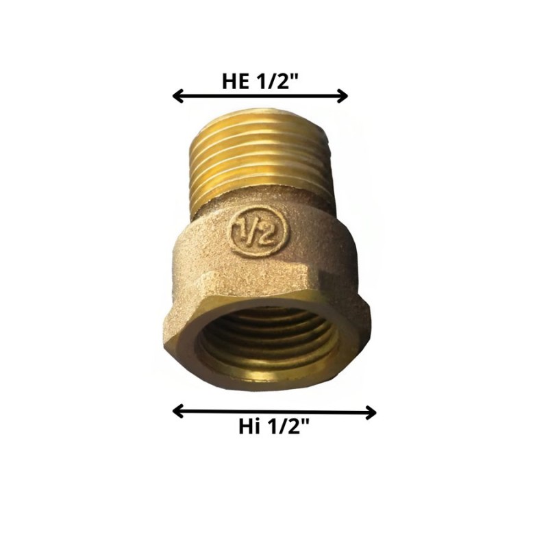 BUSHING BRONCE HE HI 1/2X1/2"
