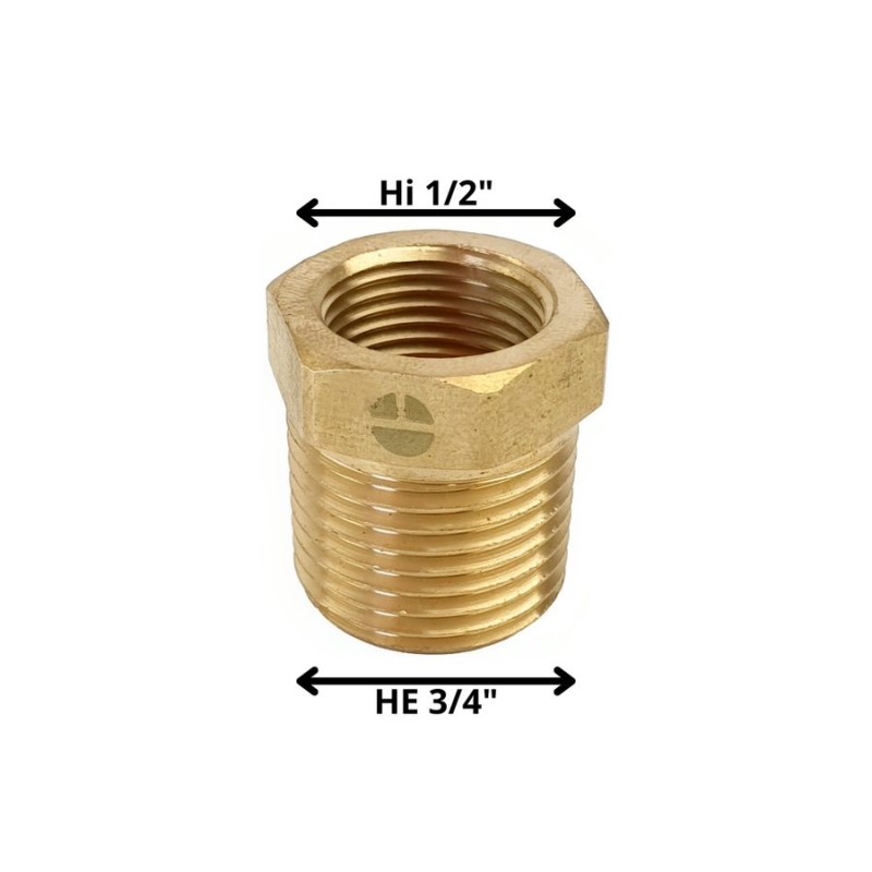 BUSHING BRONCE HE HI 3/4X1/2"