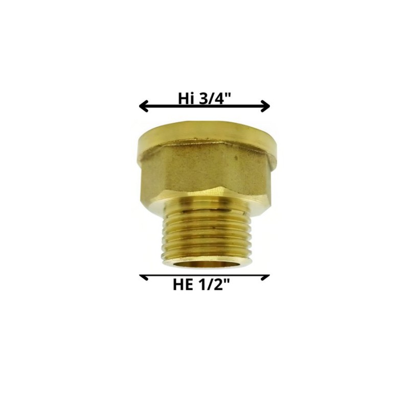BUSHING BRONCE HE HI 1/2X3/4"