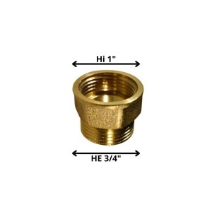 BUSHING BRONCE HE HI 3/4X 1"