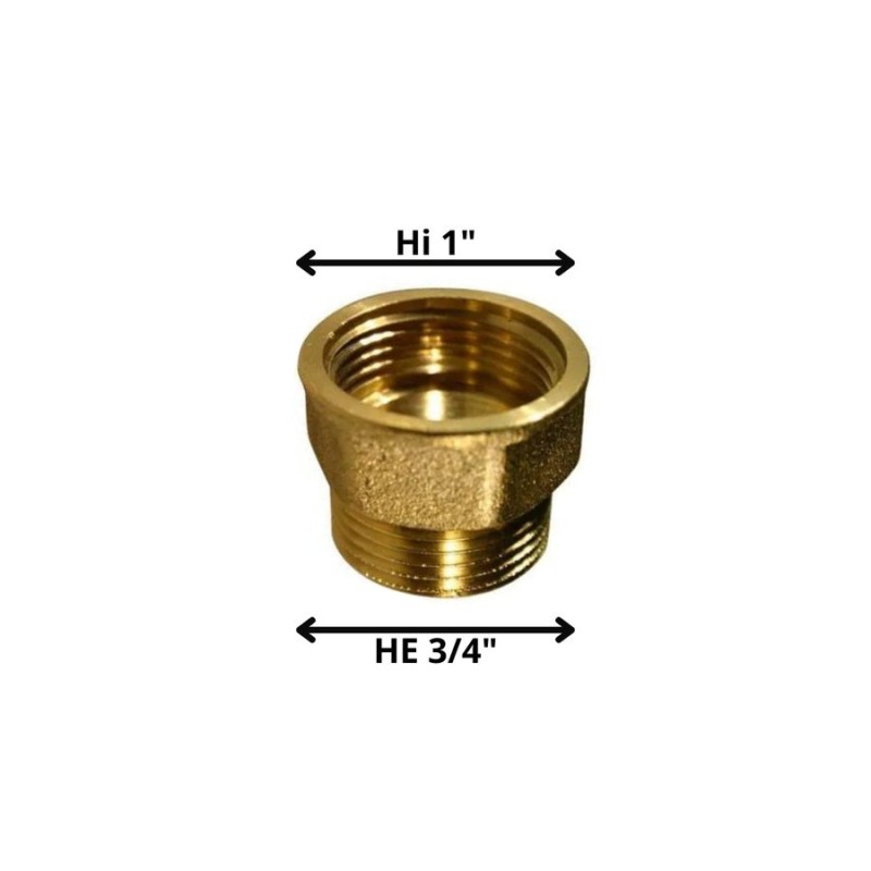 BUSHING BRONCE HE HI 3/4X 1"