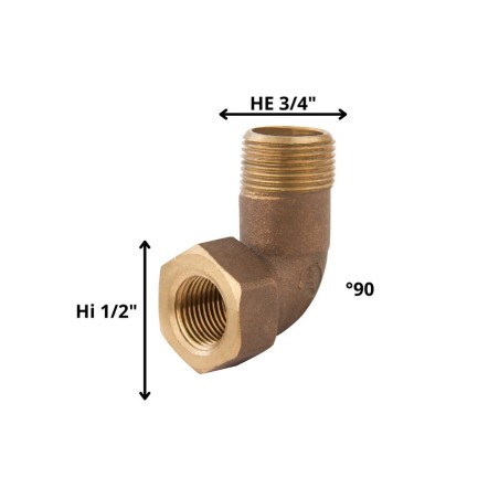 CODO BRONCE HI HE 1/2 X 3/4