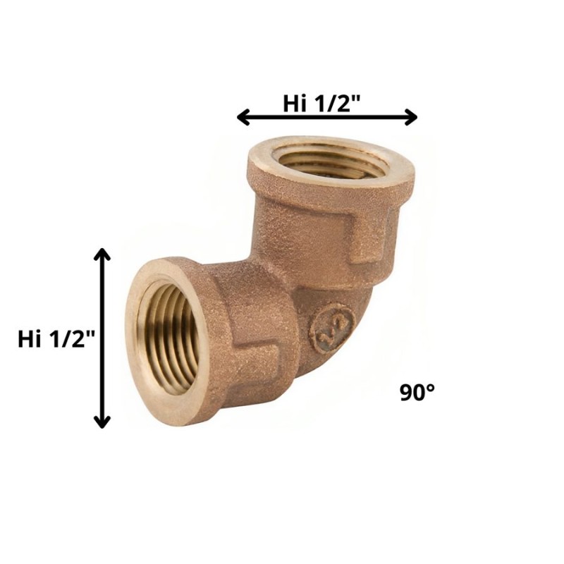 CODO BRONCE HI HI 1/2