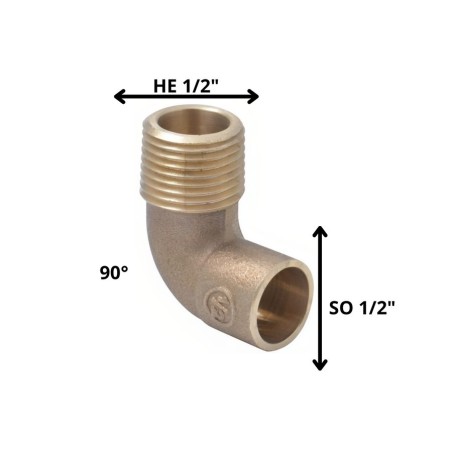 CODO BRONCE SO HE 1/2"