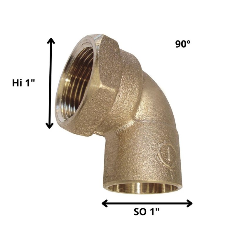 CODO BRONCE SO HI 1"