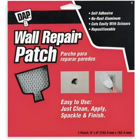 WALL PARCHE REPARA PAREDES 1 PATCH 6"X6" 091460