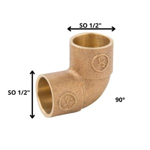 CODO BRONCE SO SO 1/2"