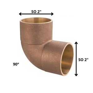 CODO BRONCE SO SO 2"