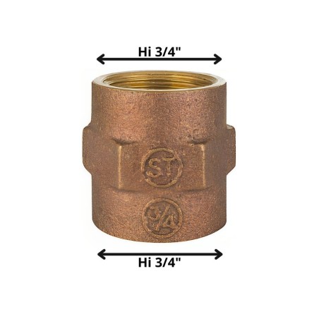 COPLA BRONCE HI HI 3/4"