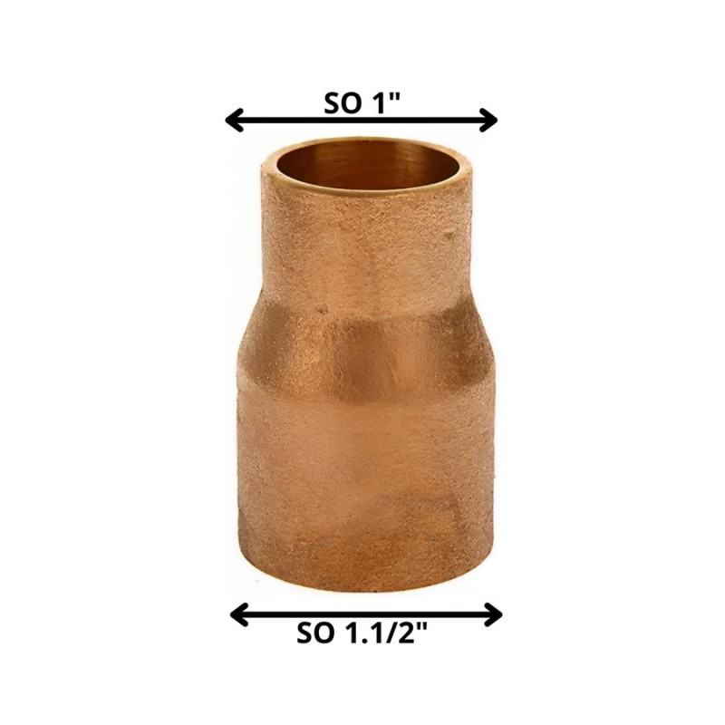 COPLA BRONCE SO SO 1 1/2"X 1"
