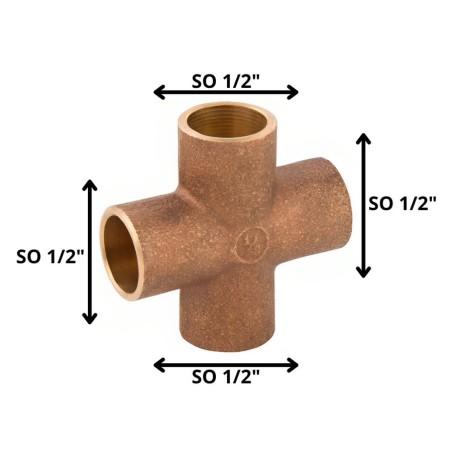 CRUZ BRONCE SO SO 1/2"