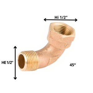 CURVA BRONCE HI HE 1/2"