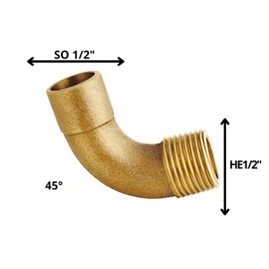 CURVA BRONCE SO HE 1/2"