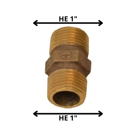 HILO BRONCE TUERCA 1"