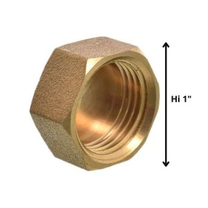 TAPA GORRO HI 1" BRONCE