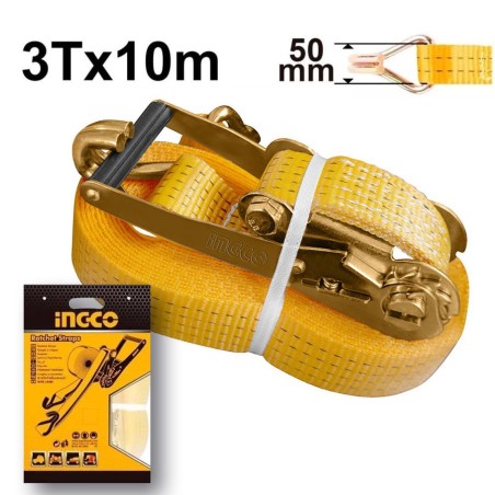 ESLINGA 3T 50MM X 10MM ANARANJADO INGCO HRSP3101