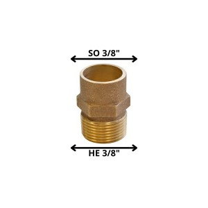 TERMINAL BRONCE SO HE 3/8"